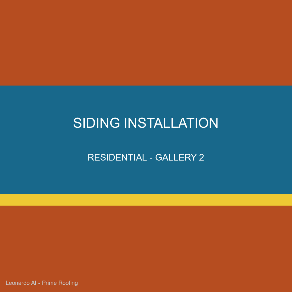 Professional siding installation on residential home exterior