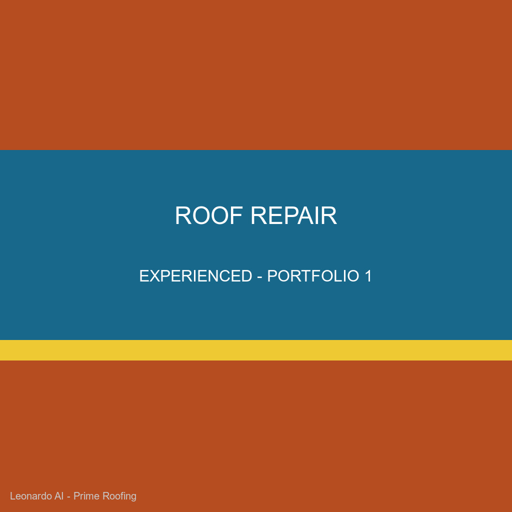 Before and after roof repair project showcase
