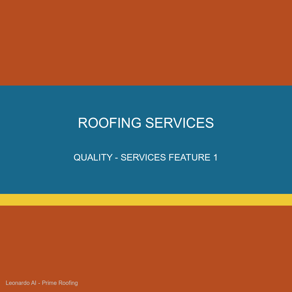 Quality roofing services showcase