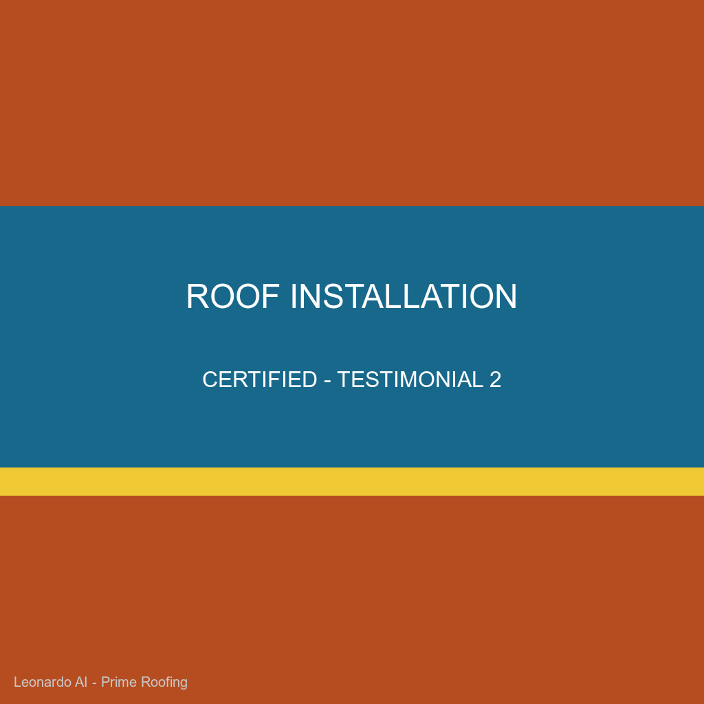 Certified roofing professionals with completed installation